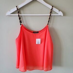 NWT Sirens S Y2K Boho Whimsigoth Fairy Grunge Coachella Neon Loose Fit Tank Top